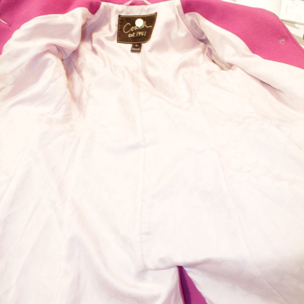 COACH PINK COAT - Picture 5 of 6